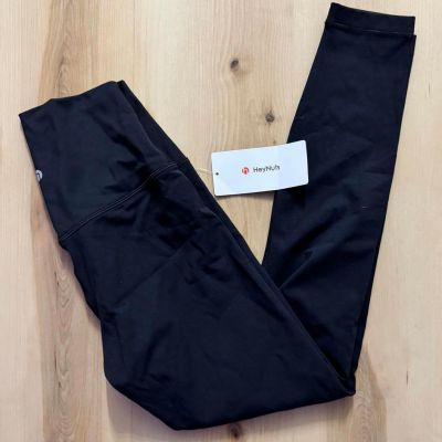 Hey Nuts Pure & Plain Black High Rise 7/8 Leggings Women Size XS